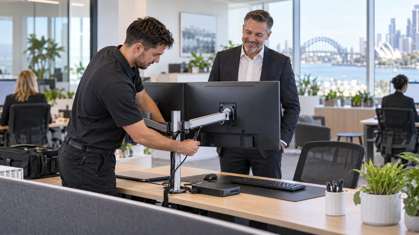 Illustrative On-Site IT Support for Accounting & Tax Advisory Practices workplace
