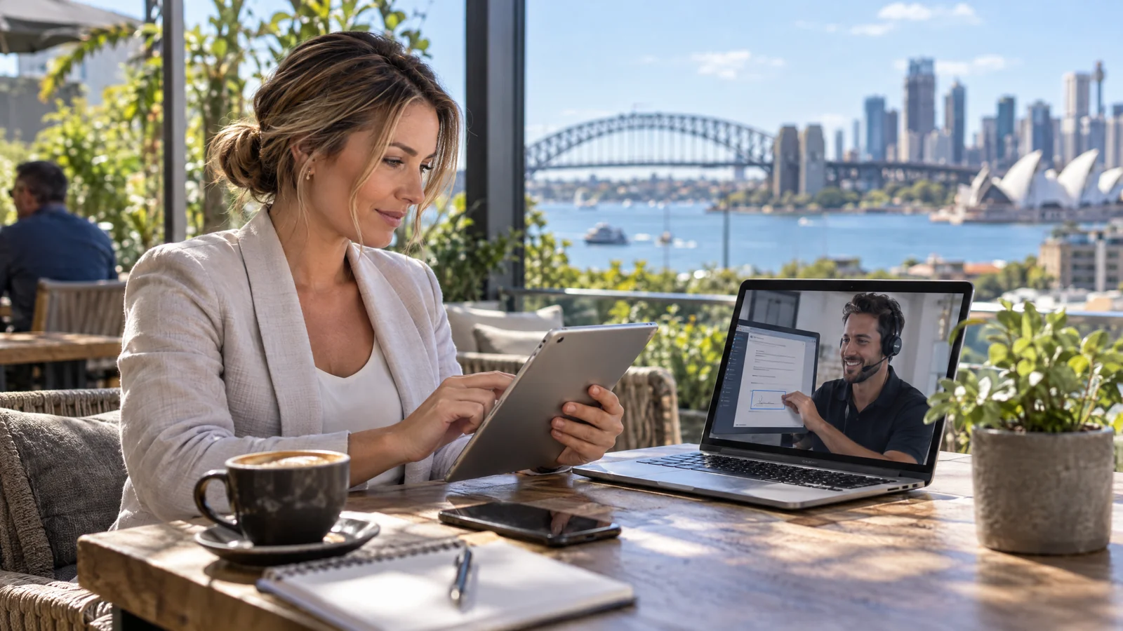 Illustrative Remote IT Support for Real Estate & Property Agencies workplace